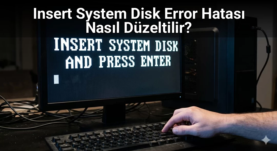 Insert System Disk Error Hatası Nasıl Düzeltilir?